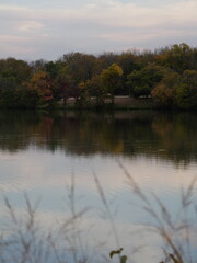 Autumn at Cedar Lake Public Park in Olathe KS
