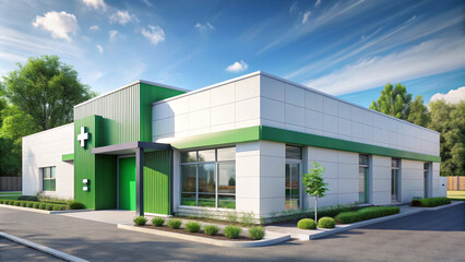 Obraz premium modern building in the city