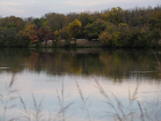 Autumn at Cedar Lake Public Park in Olathe KS