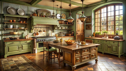 Fototapeta premium kitchen in the kitchen