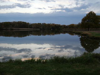 Autumn at Cedar Lake Public Park in Olathe KS