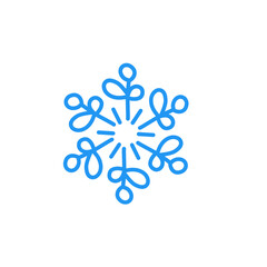 snowflake vector element