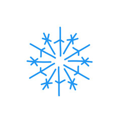 snowflake vector element