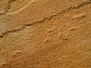 Yellow sandstone Surface structure and grain pattern
