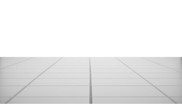 grey tile floor border isolated on transparent background cutout