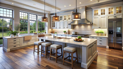Fototapeta premium interior of a kitchen