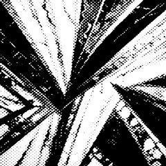 Halftone background with abstract shapes. For use in graphics.