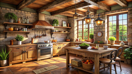 interior of a restaurant