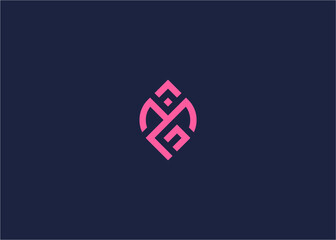 Letter mf with leaf logo icon design vector design template inspiration