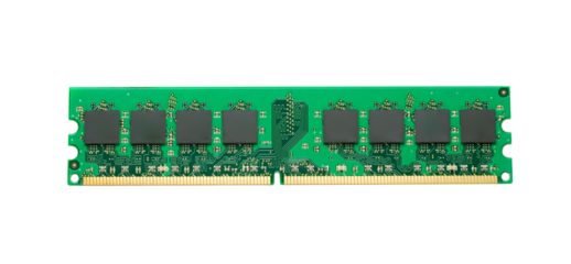 Computer memory isolated on white