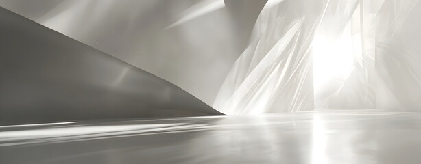 Abstract Fluid Art in Serene Blues: A captivating abstract design featuring flowing, ethereal lines in soft blues and whites, evoking a sense of serenity and tranquility.