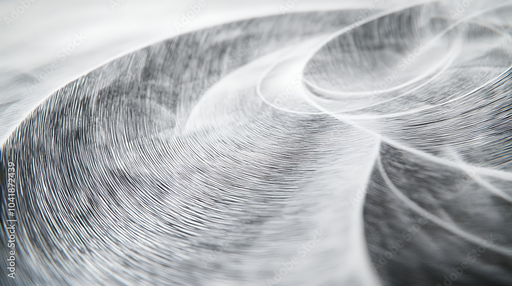 Poster Dynamic abstract swirl patterns creating visual depth and textural complexity in modern digital art