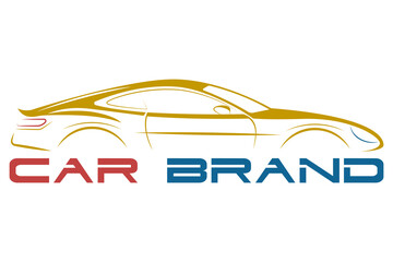 car logo for your business or company vector illustration isolated on white background
