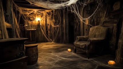 Explore the charm of an old-world interior steeped in mystery.