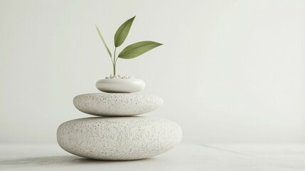 Following a minimalist approach to represent wellness.