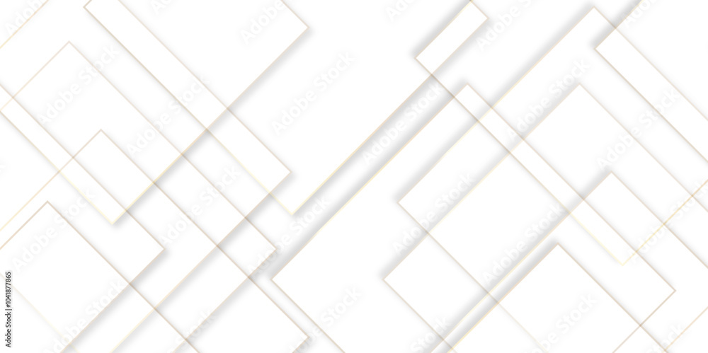 Aufkleber Abstract geometric technological background. vector creative design,Modern simple line abstract light silver background vector. Elegant concept design with golden line. Vector illustration.	