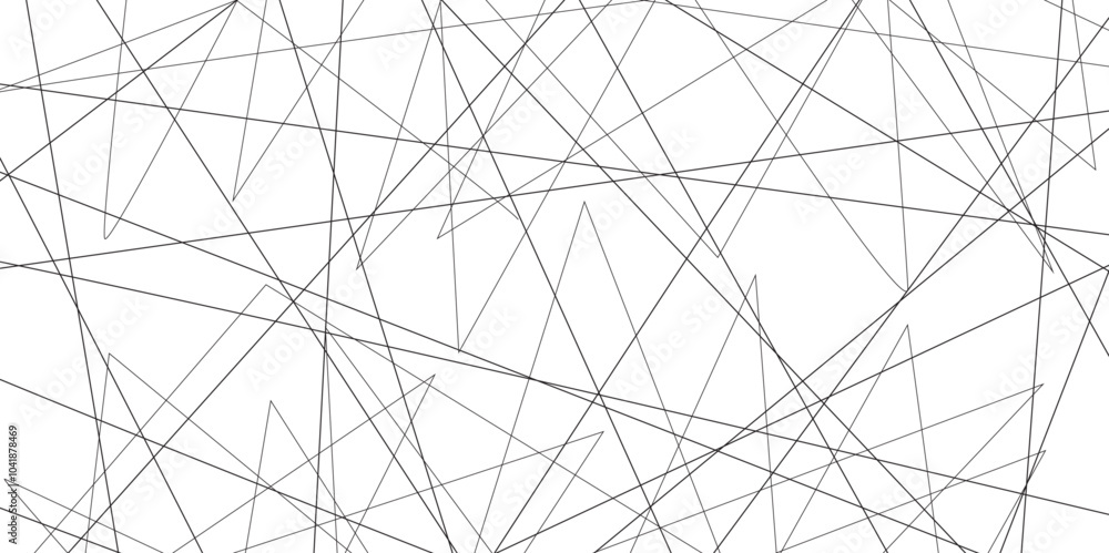 Fototapete Abstract black lines with white background. Creative and geometric shape with luxury pattern and paper texture design. abstract background with stripes for website design Technology background.	
