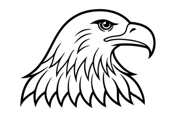 Obraz premium Creative Cute Bird line art vector design with a white background 