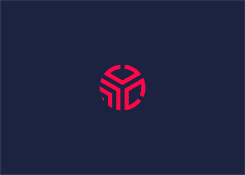 Letter kcc with circle logo icon design vector design template inspiration