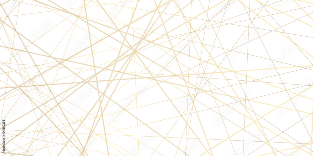 Leinwandbilder Abstract golden lines with white background. Creative and geometric shape with luxury pattern and paper texture design. abstract background with stripes for website design Technology background.	
