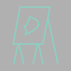 Art Easel icon design