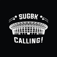 stadium silhouette sticker design