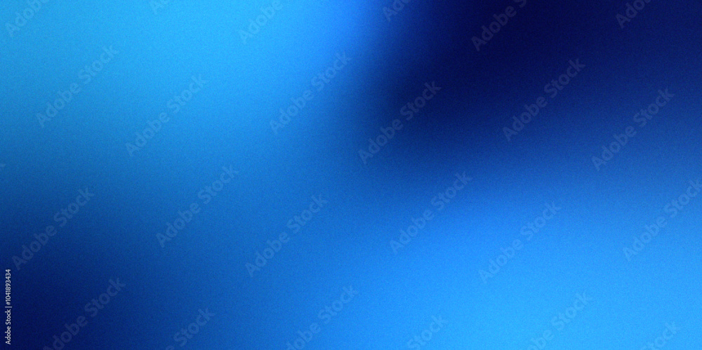 Poster Digital grainy gradient with a colorful soft noise effect. Vintage Grunge Texture Pattern in Blue Tones for Artful Wallpaper. Gradient blur, noise, grain, texture. abstract background.	