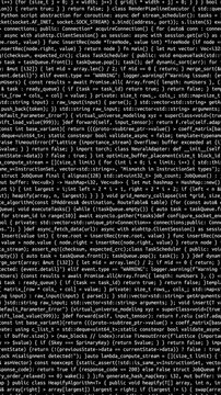 Conceptual java code of web page or javascript programming concept. Simulation of abstract software computer programming code.