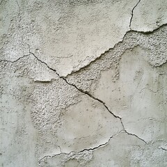 Obraz premium Close-up of cracked concrete wall texture, showcasing natural wear and aging.