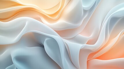 Fluid flowing lines in light colors creating a seamless visual of calm and tranquility