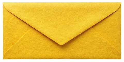 Yellow envelope paper texture background recycled material high angle