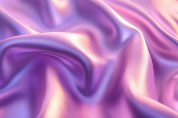 Fototapeta premium Smooth Purple Satin Fabric Texture Close-Up