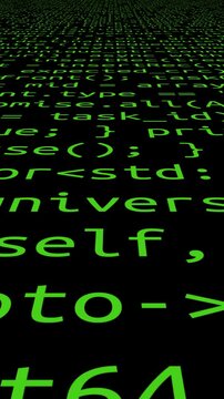 Conceptual java code of web page or javascript programming concept. Simulation of abstract software computer programming code.