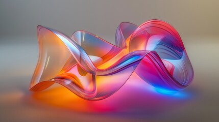 Glass wawes with designs