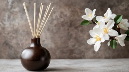 Aroma Diffuser with Vanilla Sticks and Custom Text Space for Branding