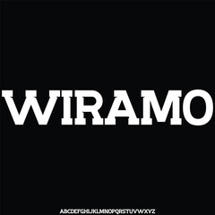 modern and futuristic alphabet font vector