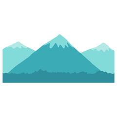 Naklejka premium Mountain Landscape Background