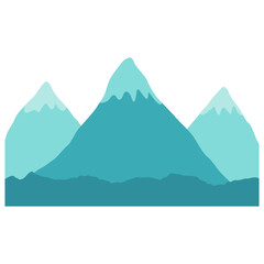 Naklejka premium Mountain Landscape Background