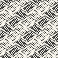 Black And White Grain Tile Check Pattern