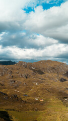landscape with mountains and sky