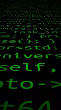 Conceptual java code of web page or javascript programming concept. Simulation of abstract software computer programming code.