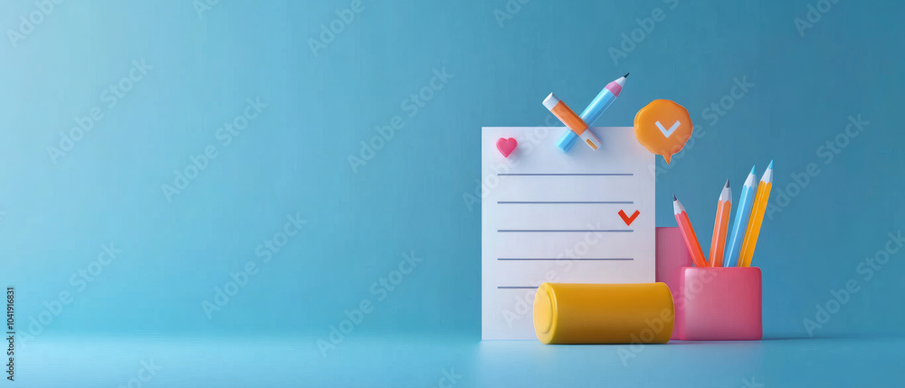 Poster action plan icon, a visual representation of strategy and collaboration, emphasizing objectives, sch
