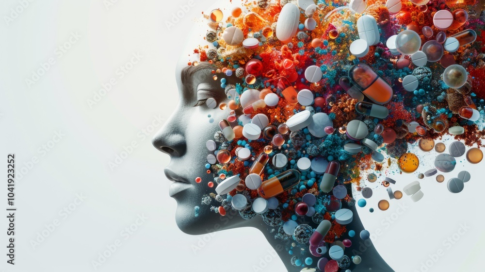 Poster create an image of a person incorporating dietary modifications into