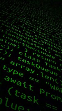Conceptual java code of web page or javascript programming concept. Simulation of abstract software computer programming code.