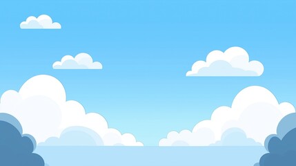 Retro Vintage Sky Illustration