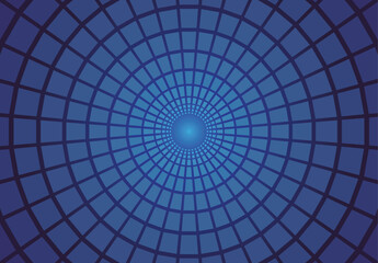 Naklejka premium Blue background with square arrangement centered in the middle