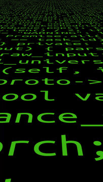Conceptual java code of web page or javascript programming concept. Simulation of abstract software computer programming code.