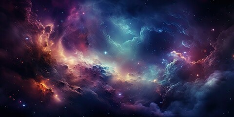 Fototapeta premium A stunning view of a nebula.