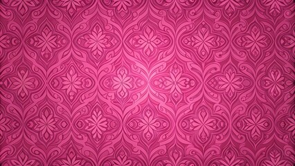 Decorative pink art with a tilted angle creating a seamless ink effect on a white background