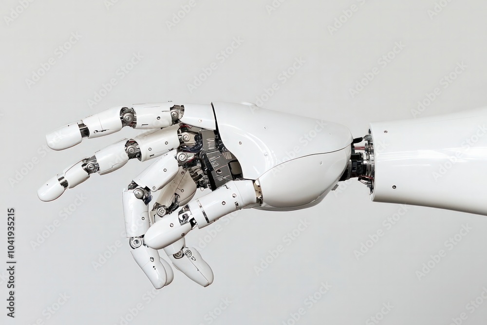 Poster exploring the intersection of humanity and technology through robotic innovation and design